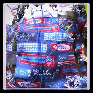 Handmade drawstring bag